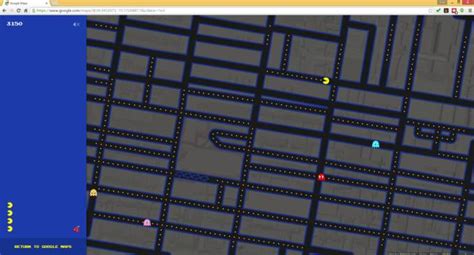 Play Pac-Man in Google Maps - Liliputing