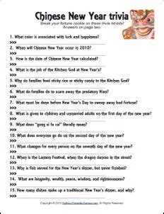 Chinese New Year 2022 Trivia Questions And Answers