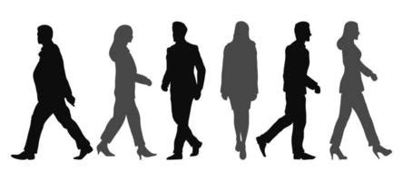 People Walking Vector Png