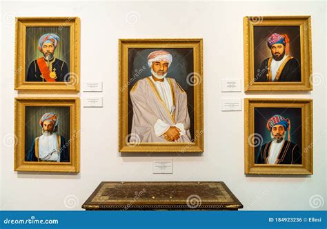 Portraits of Sultan Qaboos and His Royal Family Inside the Bait Al ...