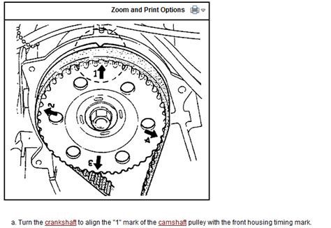 TIMING MARKS ON A 1991 MAZDA 626 2.2L MOTOR/ WHERE ARE THEY LOCATED AND ...