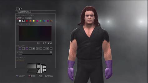 WWE 2K17 Superstar Threads The Undertaker 1991 Version 1995 Purple & Black Attire - YouTube