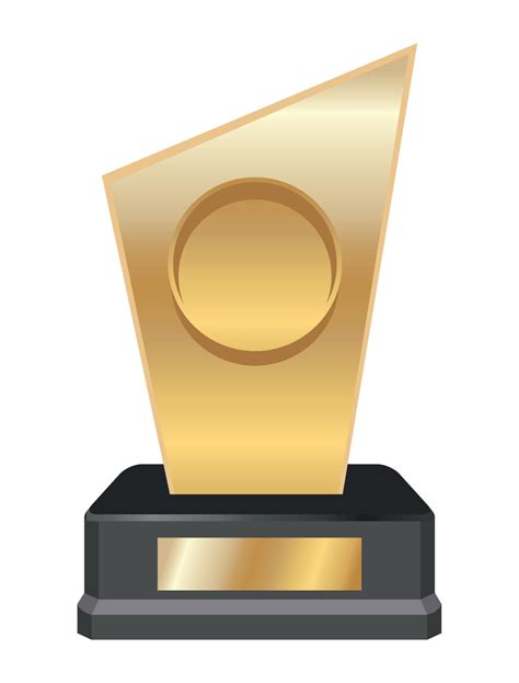 golden trophy award 10460489 Vector Art at Vecteezy