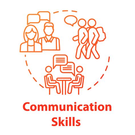 Communication skills concept icon. Coaching and support. Inclusive education community ...