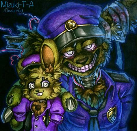 Mizuki- T-A - FNaF Springtrap fanart