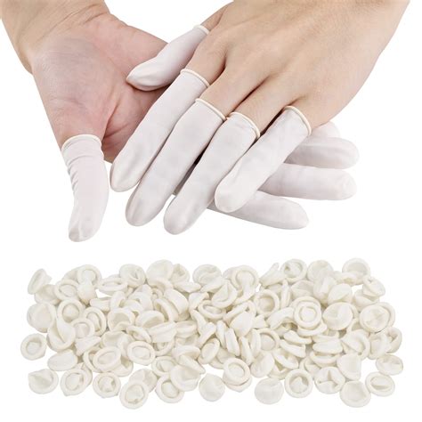 Finger Cots Small 300 Pcs - Disposable Protective Rubber Finger Tips ...