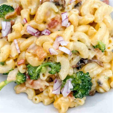 Broccoli Bacon Mac and Cheese - Aqueena The Kitchen