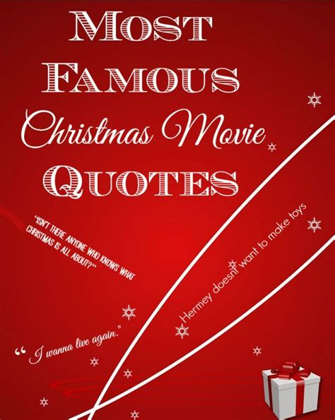 Most Famous Christmas Movie Quotes | Christmas movie quotes, Famous christmas movies, Holiday ...