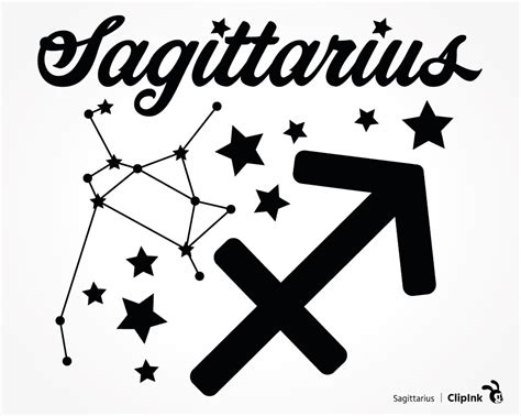 Sagittarius svg, Astrology zodiac sign | svg, png, eps, dxf, pdf - ClipInk