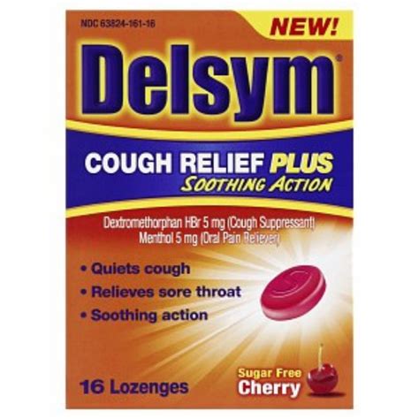 Delsym Cough Relief Plus Lozenges Reviews 2019