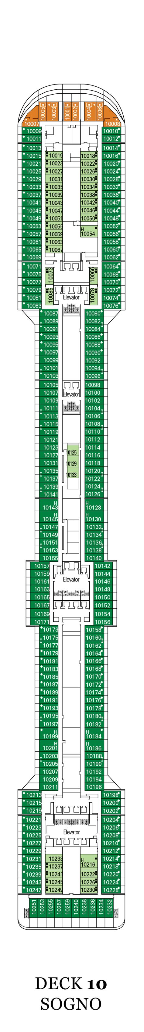 MSC Fantasia Deck Plans | CruiseInd