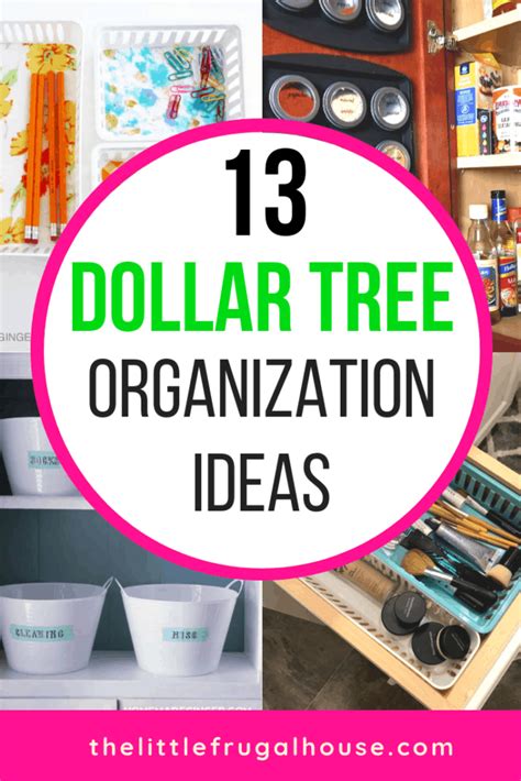 13 Dollar Tree Organization Ideas - The Little Frugal House