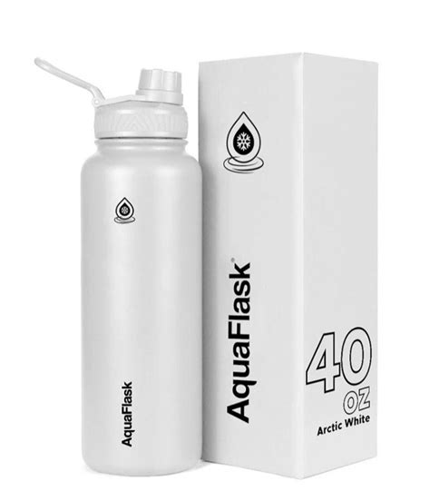 Original- AquaFlask 40 oz Wide Mouth Water Bottle, Furniture & Home Living, Kitchenware ...