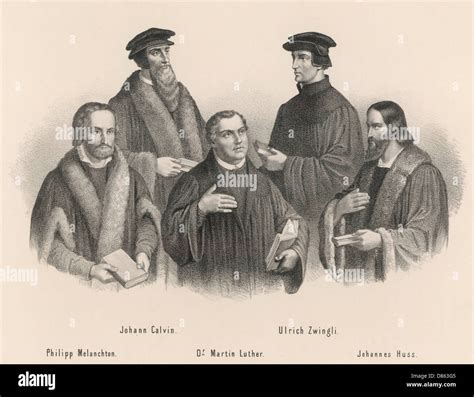 Five Leaders Of The Reformation Stock Photo: 56682869 - Alamy