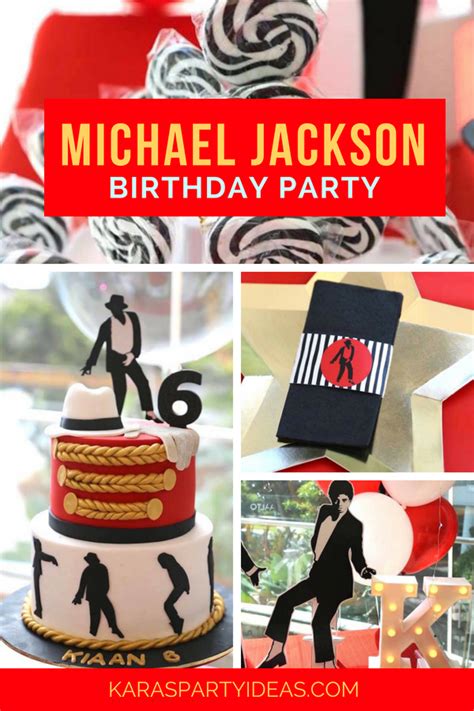 Kara's Party Ideas Michael Jackson Birthday Party | Kara's Party Ideas