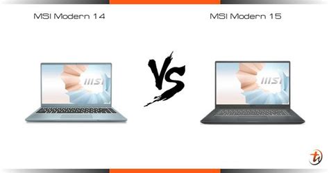 Compare MSI Modern 14 vs MSI Modern 15 specs and Malaysia price ...