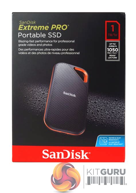 SanDisk Extreme Pro Portable SSD 1TB Review | KitGuru- Part 2