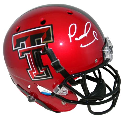 Patrick Mahomes Autographed Texas Tech Red Raiders Helmet