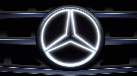 Led Illuminated Mirror Star Emblem for 2015-2017 Mercedes Benz GLC GLE ...