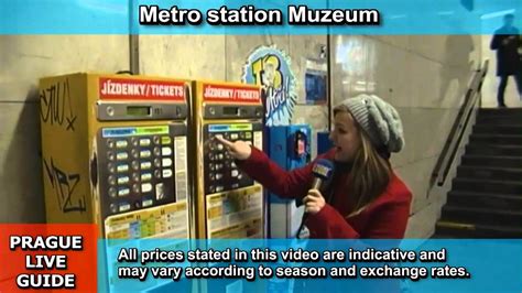 How to purchase ticket for metro, tram and bus in Prague, transport video guide part 2 - YouTube