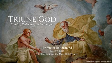 Triune God: Creator, Redeemer, and Sanctifier | Philippine Jesuits