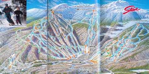 1994-95 Stowe Trail Map - New England Ski Map Database - NewEnglandSkiHistory.com