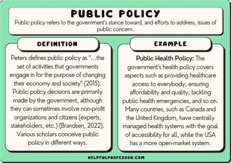 10 Public Policy Examples (2024)