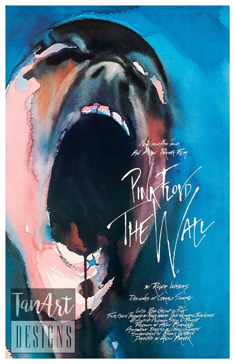 Framed Pink Floyd the Wall Movie Poster Pink Floyd Vintage - Etsy