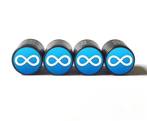 Infinity Symbol Emoji Tire Valve Stem Caps Black Aluminum - Etsy