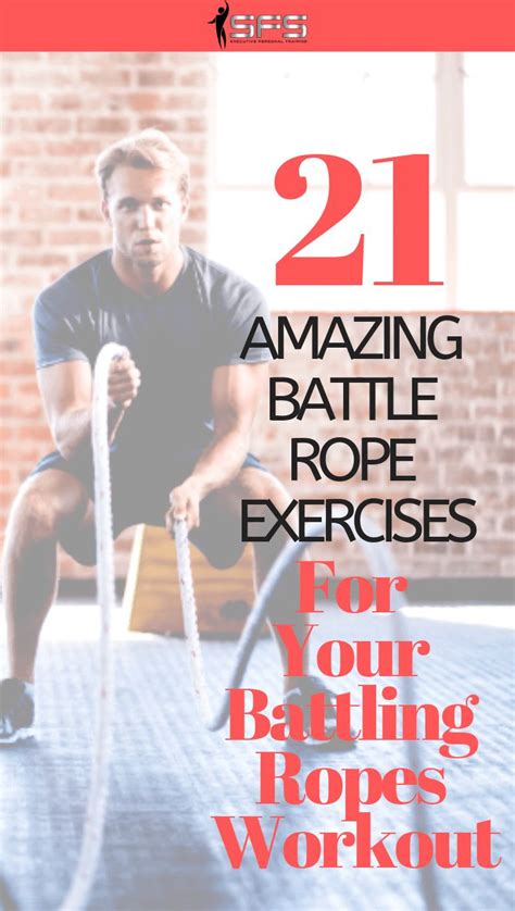 21 Battle Rope HIIT Exercises | Workout, Ejercicios