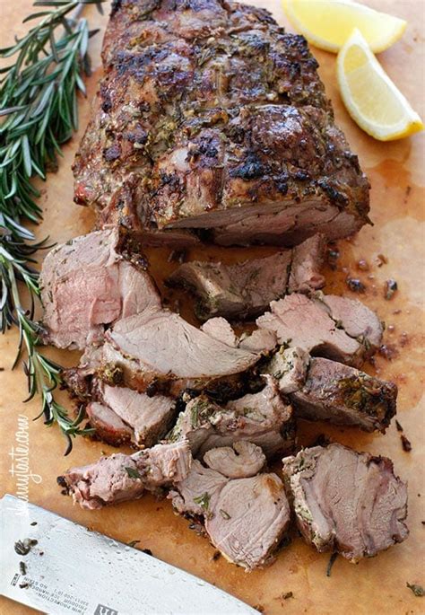 Roasted Boneless Rosemary Leg of Lamb - Skinnytaste