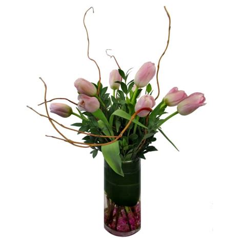 Pink Tulips Vase in San Diego, CA | House of Stemms