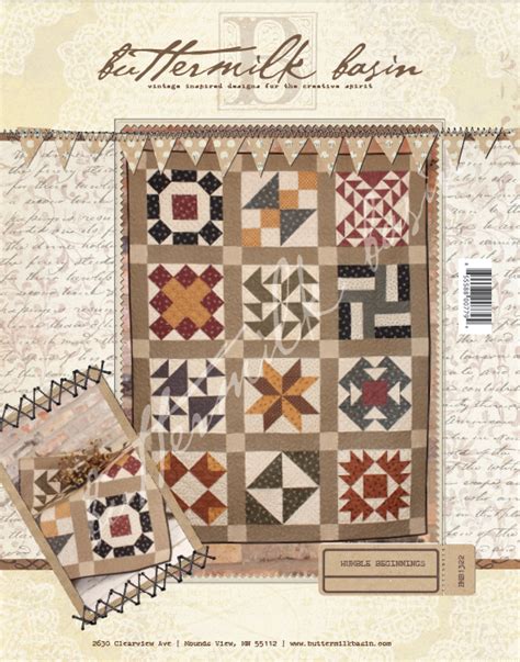 Everyday Quilt Kits & Patterns – Buttermilk Basin