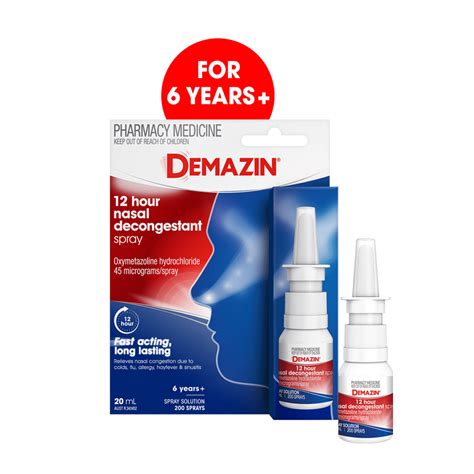 Demazin 12 Hour Nasal Decongestant Spray - Demazin