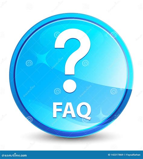 Faq (question Icon) Splash Natural Blue Round Button Stock Vector - Illustration of splash, aqua ...