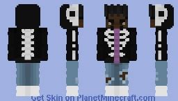 * S k e l l y * Black boy By Jashanna Minecraft Skin