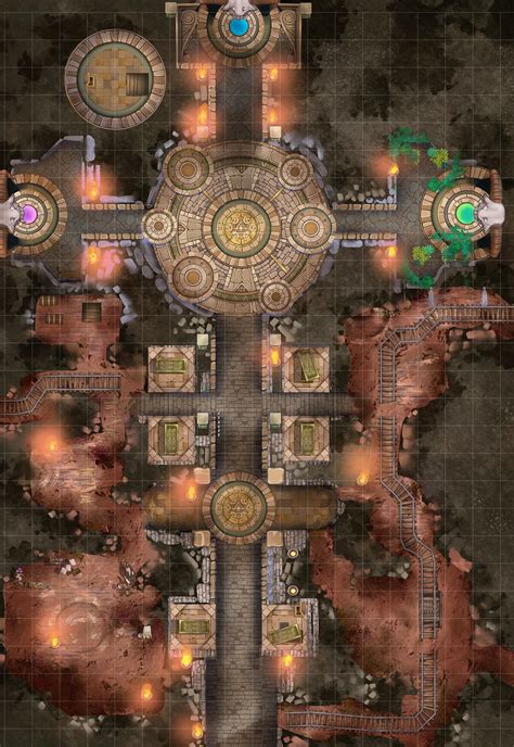 [18 x 26] Underground Temple map : r/battlemaps