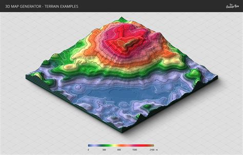 3D Map Generator - Terrain from Heightmap | Map generator, Creative graphic design, Map