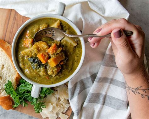 Split Pea Lentil Soup - xoxoBella