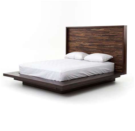 Reclaimed Wood Rustic Devon King Platform Bed Frame | Zin Home