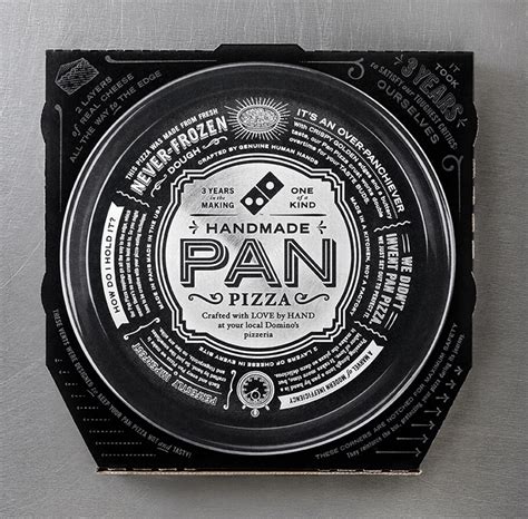 Domino's Handmade Pan Pizza boxes | Communication Arts