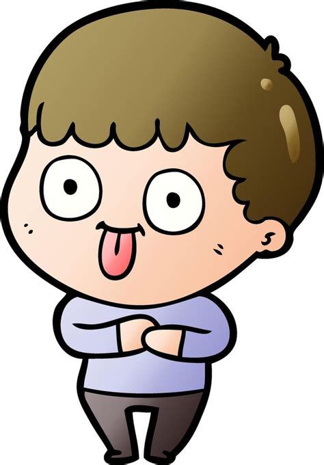 cartoon dumb kid 12547419 Vector Art at Vecteezy