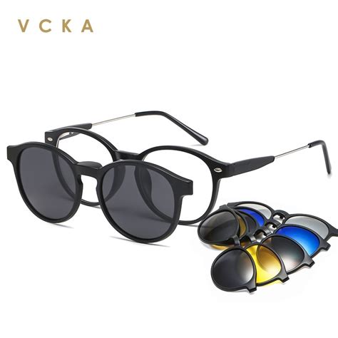 Glasses Frame Magnet Clip Sunglasses Polar - 6 1 Men Women Polarized ...