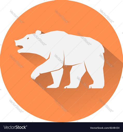 Bear symbol Royalty Free Vector Image - VectorStock