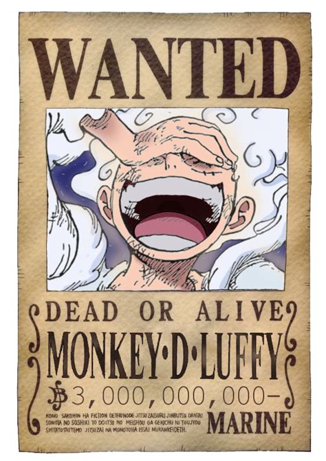 [ One Piece New Bounty | Bounty Poster ] Luffy by dumdum-art on DeviantArt