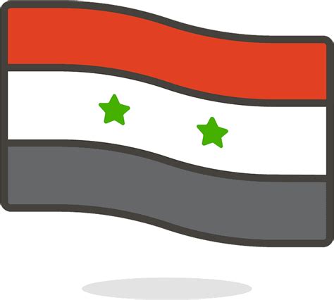 Syria Flag Emoji Clipart - Png Download - Full Size Clipart (#5512183 ...