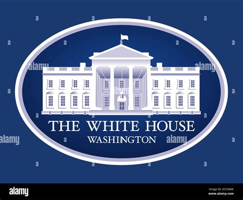 White House logo Stock Photo - Alamy