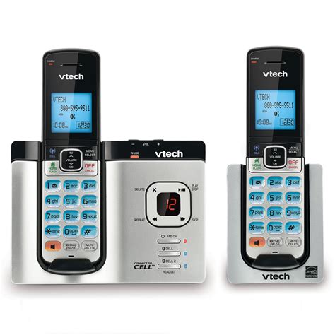 VTech DS6621-2 DECT 6.0 Expandable Cordless Phone with Bluetooth ...