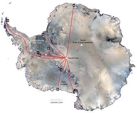 The 10 Most Popular Routes to the South Pole » Explorersweb