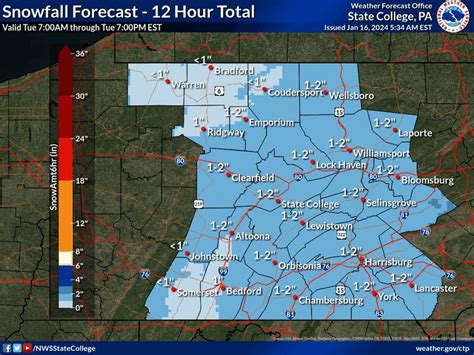 How much more snow is coming to central Pa.? Check the forecast map - pennlive.com